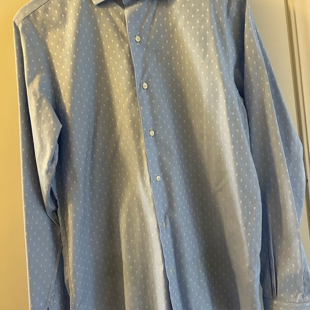 Brooks Brothers Men’s Dress Shirt – Made in USA of Italian Fabric